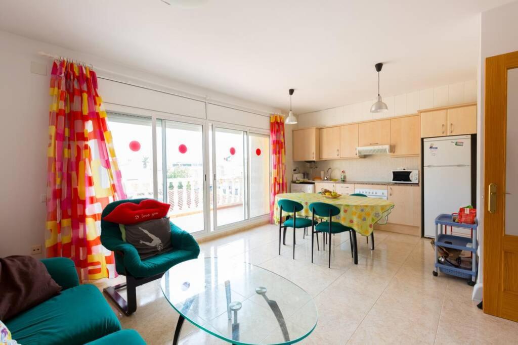 La Rapita - Apartamento De Dos Dormitorios Con Piscina Comunitaria 알카나 외부 사진